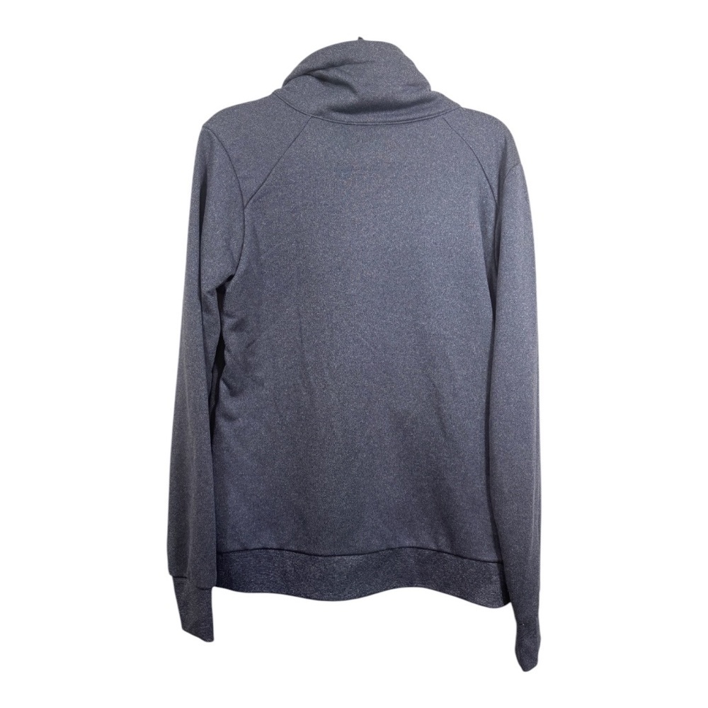 New Era Track Jacket Womens Size Small Grey Heathered Full Zip Performace Pocket - Picture 8 of 9